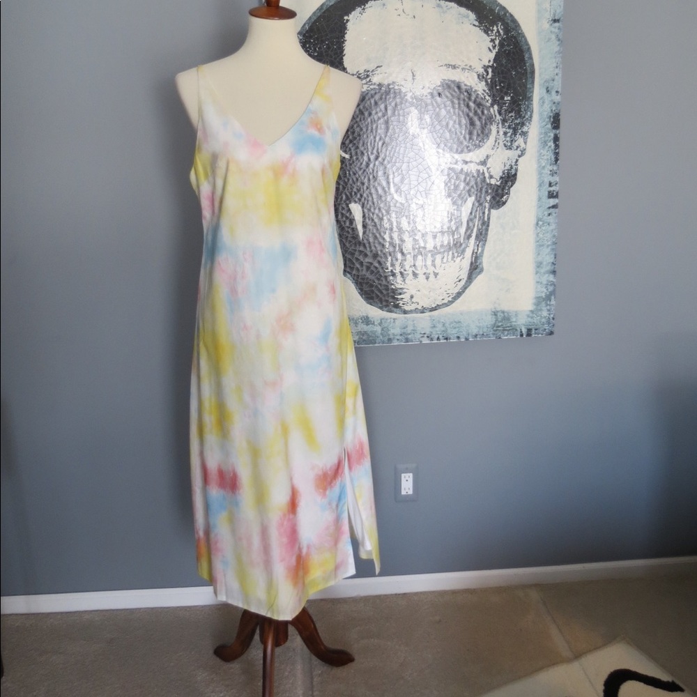 Long Tie Dye Dress